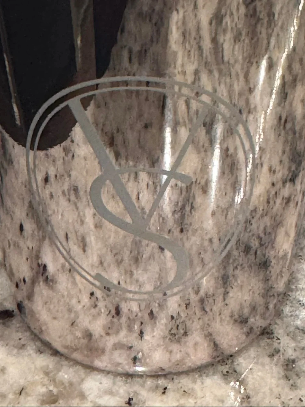 Victoria's Secret Illuminight Scented Candle - Cream & Gold Accent